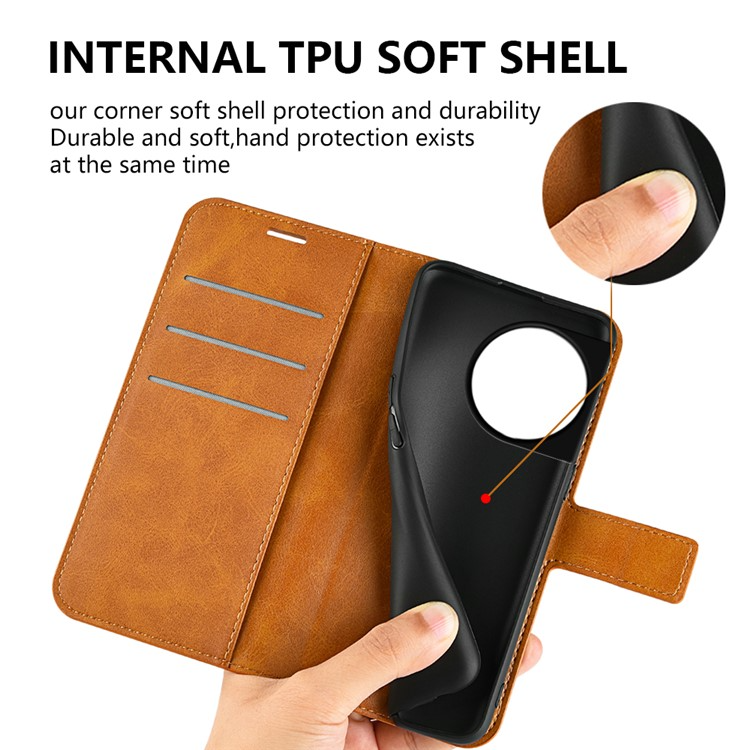 OEM OnePlus 11 5G Plånboksfodral Calf Texture Flip - Coffee