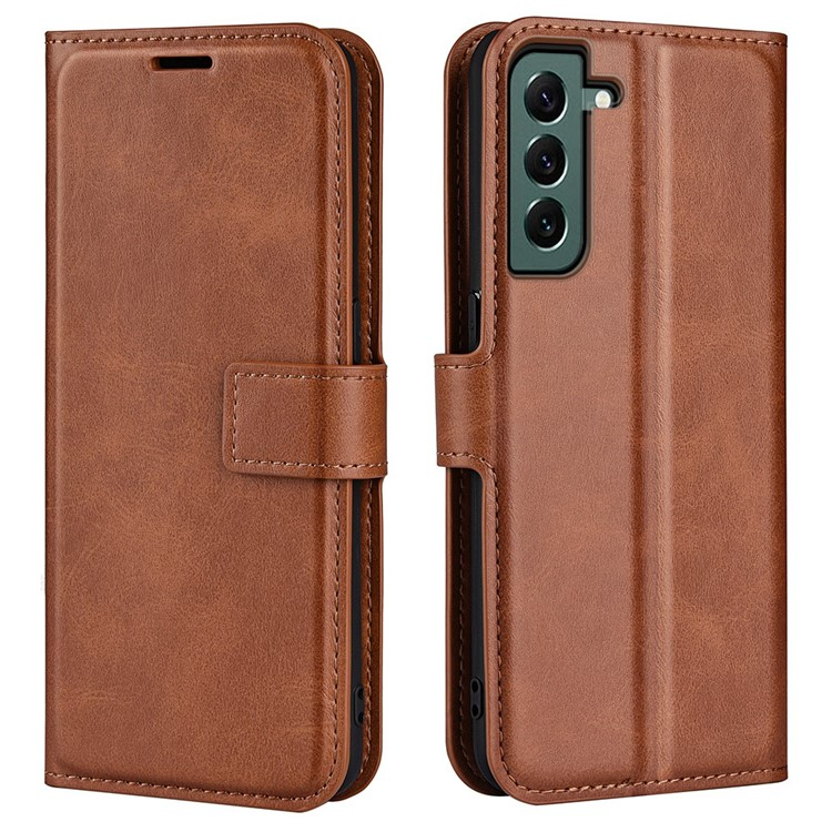 OEM Galaxy S23 Plus Plånboksfodral Folio Flip - Brun