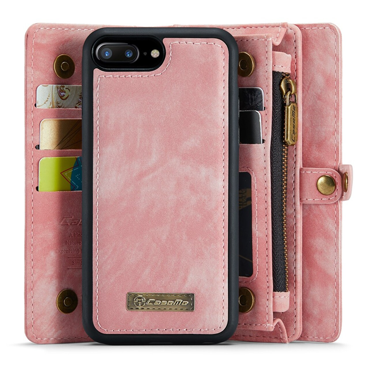 Caseme Caseme iPhone 7/8 Plus Plånboksfodral Detachable - Rosa