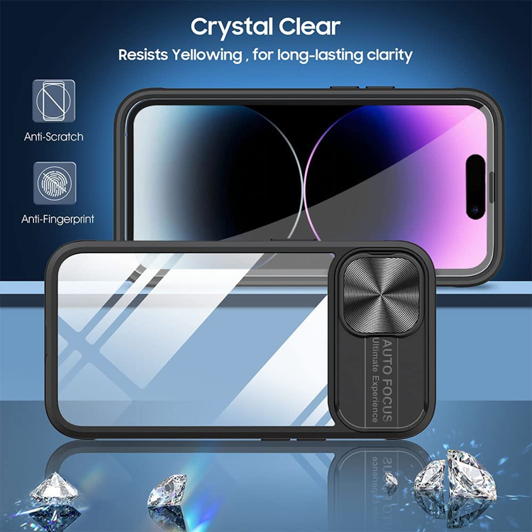 OEM Mobilskal till iPhone 13 Pro 360 Kamera Slider - Svart