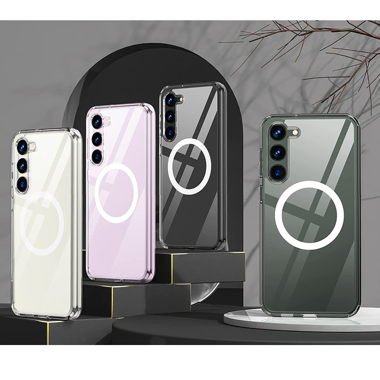 OEM Mobilskal till Galaxy S23 Magsafe Shockproof Magnetic - Clear