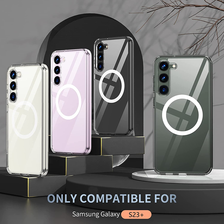 OEM Mobilskal till Galaxy S23 Plus Magsafe Shockproof Magnetic - Clear