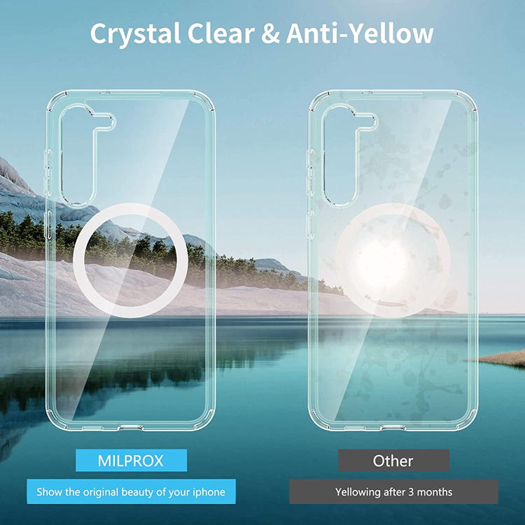 OEM Mobilskal till Galaxy S23 Plus Magsafe Shockproof Magnetic - Clear