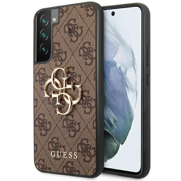 Guess Guess Galaxy S23 Skal Big Metall Logo - Brun