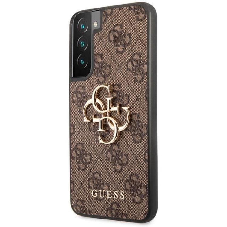 Guess Guess Galaxy S23 Skal Big Metall Logo - Brun