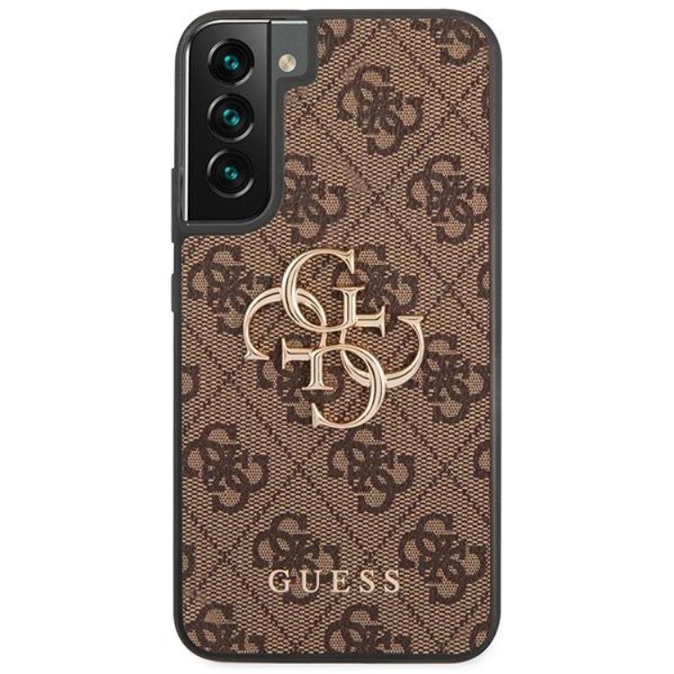 Guess Guess Galaxy S23 Skal Big Metall Logo - Brun