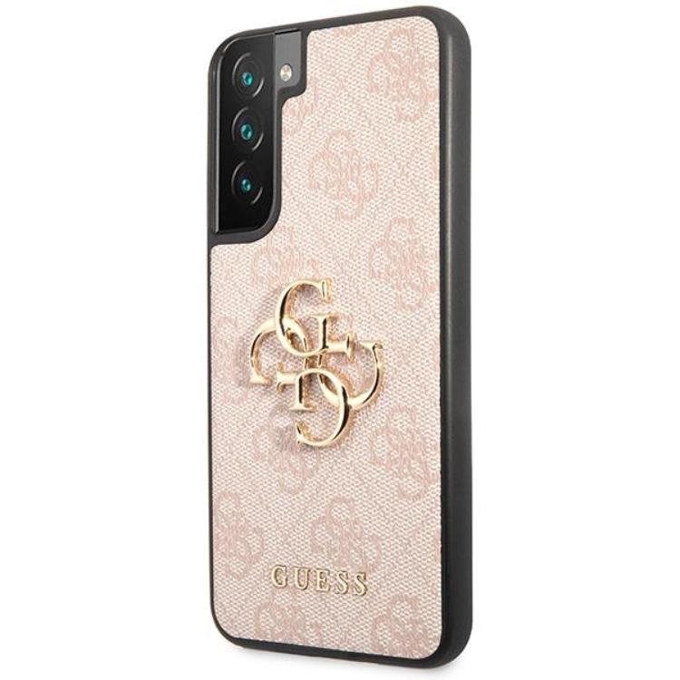 Guess Guess Galaxy S23 Skal 4G Big Metal Logo - Rosa