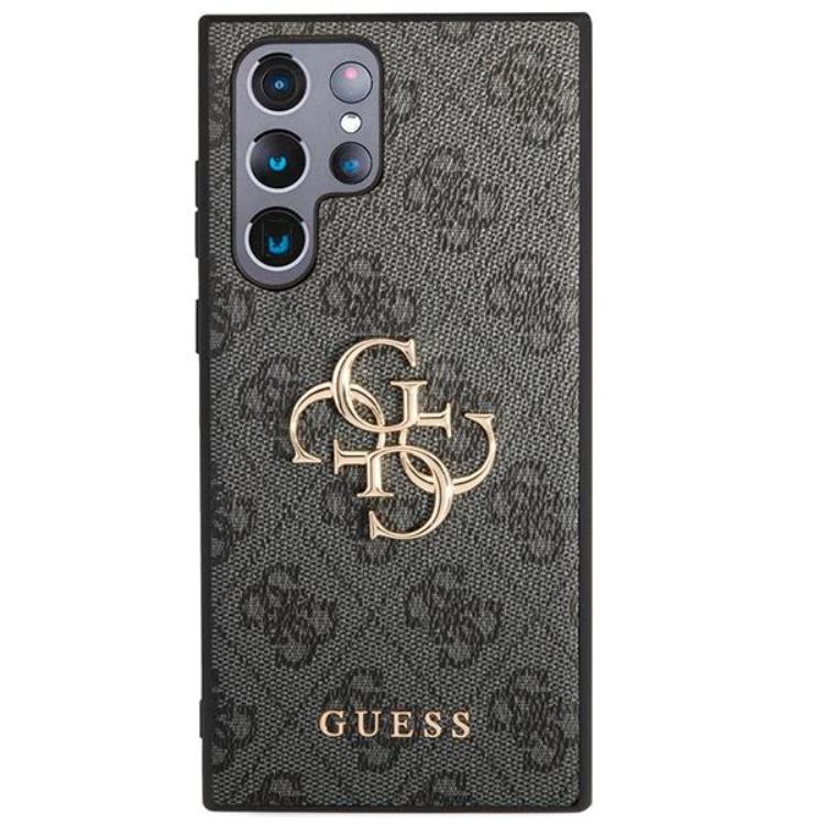 Guess Guess Galaxy S23 Ultra Skal 4G Big Metal Logo - Gr