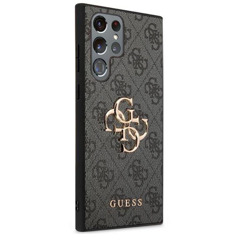 Guess Guess Galaxy S23 Ultra Skal 4G Big Metal Logo - Gr