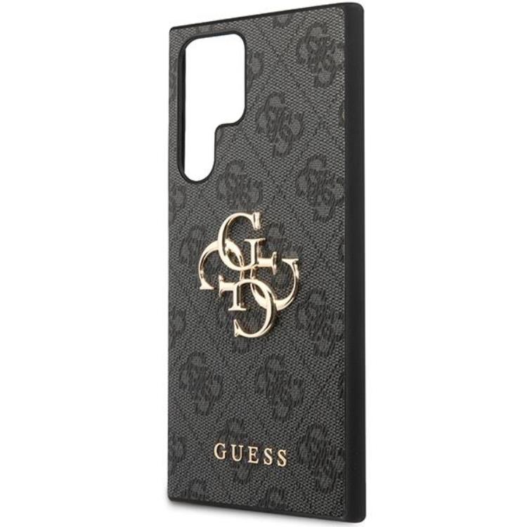 Guess Guess Galaxy S23 Ultra Skal 4G Big Metal Logo - Gr