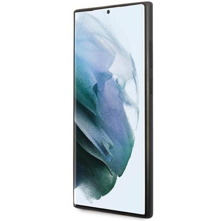 Guess Guess Galaxy S23 Ultra Skal Metall Gold Logo - Grå