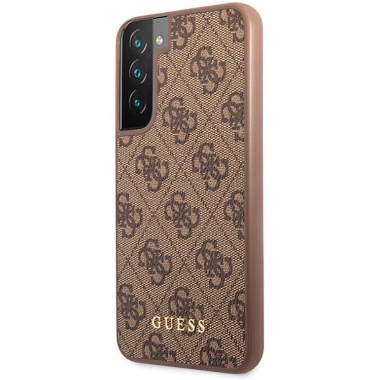 Guess Guess Galaxy S23 Skal Metall Gold Logo - Brun