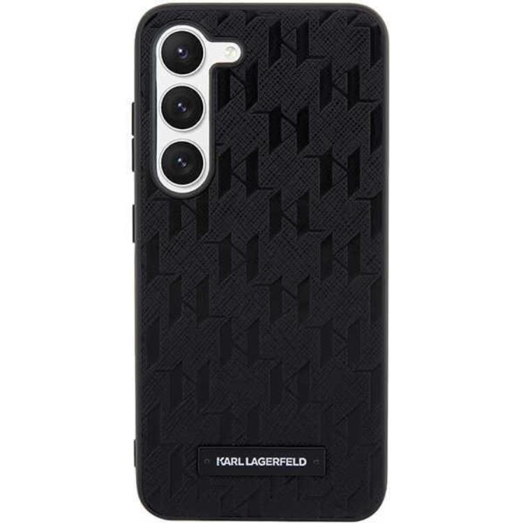 KARL LAGERFELD Karl Lagerfeld Galaxy S23 Plus Skal Saffiano Mono Metal Logo - Svart