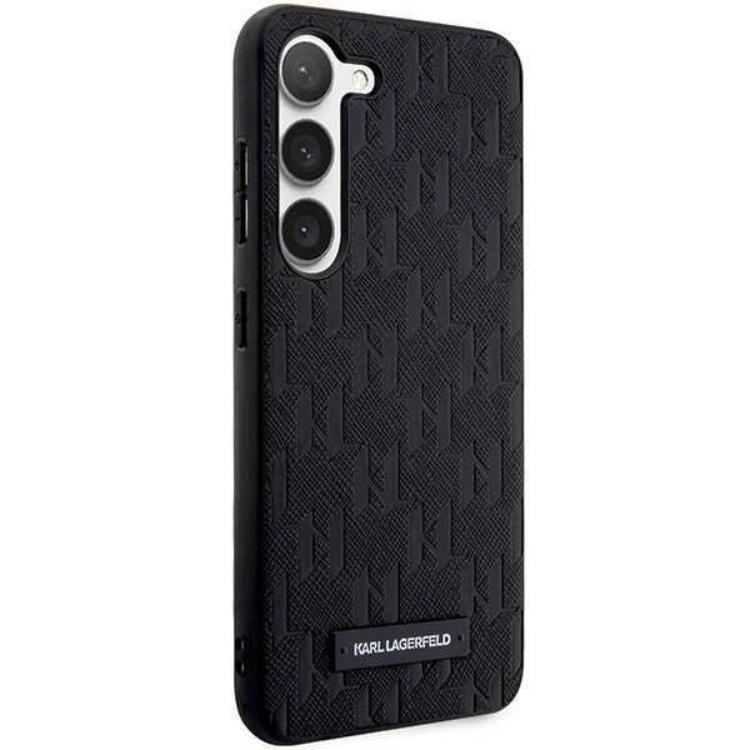 KARL LAGERFELD Karl Lagerfeld Galaxy S23 Plus Skal Saffiano Mono Metal Logo - Svart