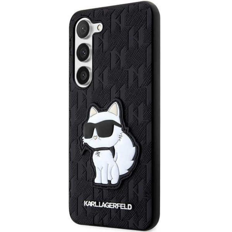 KARL LAGERFELD Karl Lagerfeld Galaxy S23 Plus Skal Saffiano Monogram Choupette - Svart