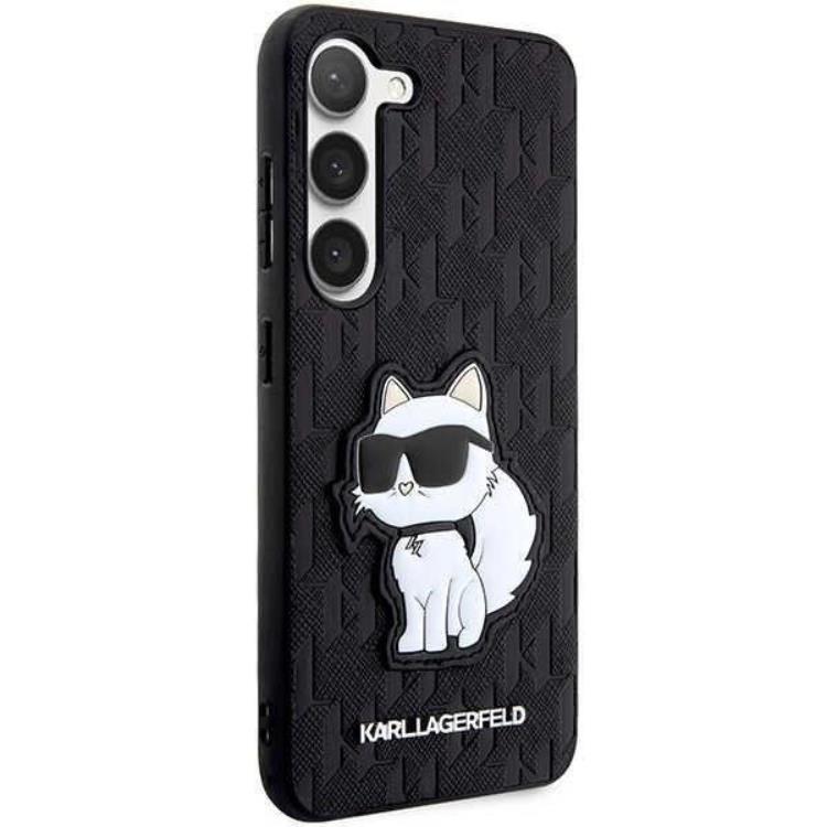 KARL LAGERFELD Karl Lagerfeld Galaxy S23 Plus Skal Saffiano Monogram Choupette - Svart
