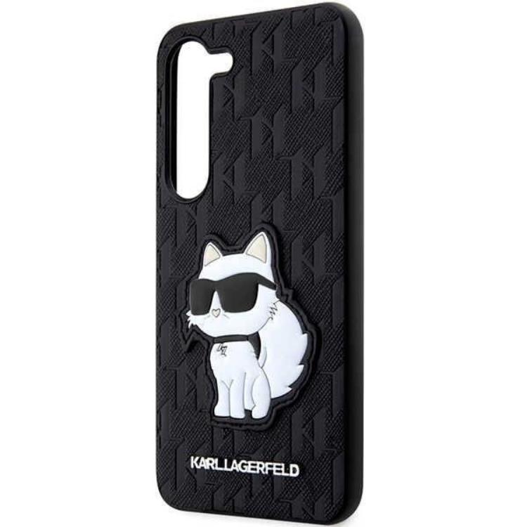 KARL LAGERFELD Karl Lagerfeld Galaxy S23 Plus Skal Saffiano Monogram Choupette - Svart