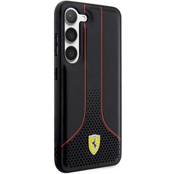 Ferrari Ferrari Galaxy S23 Plus Skal Perforated 296 P - Svart
