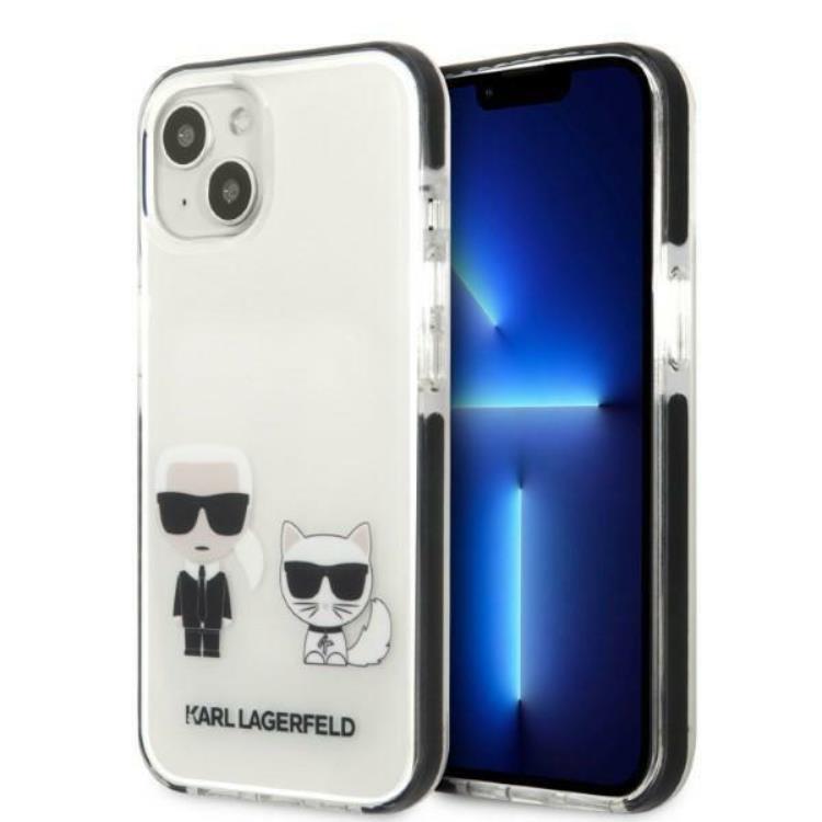 KARL LAGERFELD Karl Lagerfeld iPhone 13 mini Skal Karl & Choupette - Vit