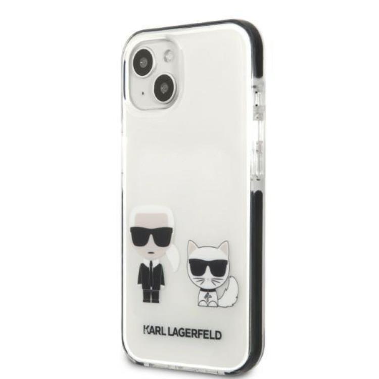 KARL LAGERFELD Karl Lagerfeld iPhone 13 mini Skal Karl & Choupette - Vit
