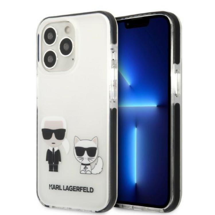 KARL LAGERFELD Karl Lagerfeld iPhone 13 Pro Max Skal Karl & Choupette - Vit