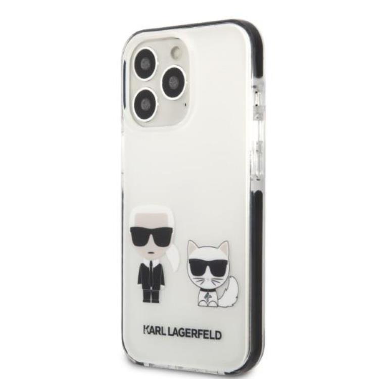 KARL LAGERFELD Karl Lagerfeld iPhone 13 Pro Max Skal Karl & Choupette - Vit