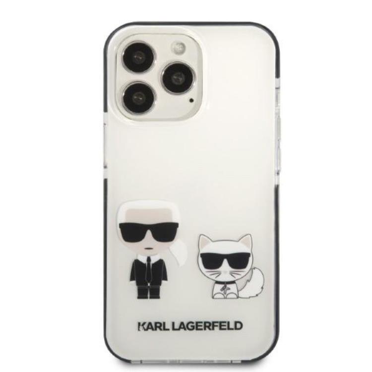 KARL LAGERFELD Karl Lagerfeld iPhone 13 Pro Skal Karl & Choupette - Vit