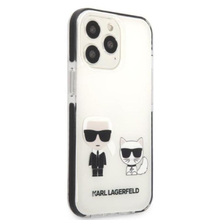 KARL LAGERFELD Karl Lagerfeld iPhone 13 Pro Skal Karl & Choupette - Vit