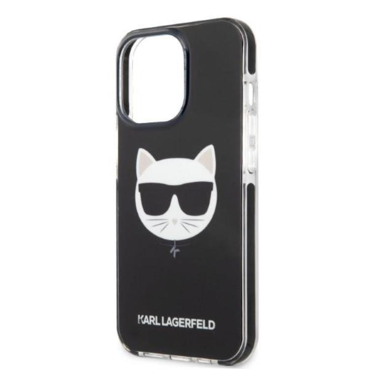 KARL LAGERFELD Karl Lagerfeld iPhone 13 Pro Max Skal Choupette Head - Svart