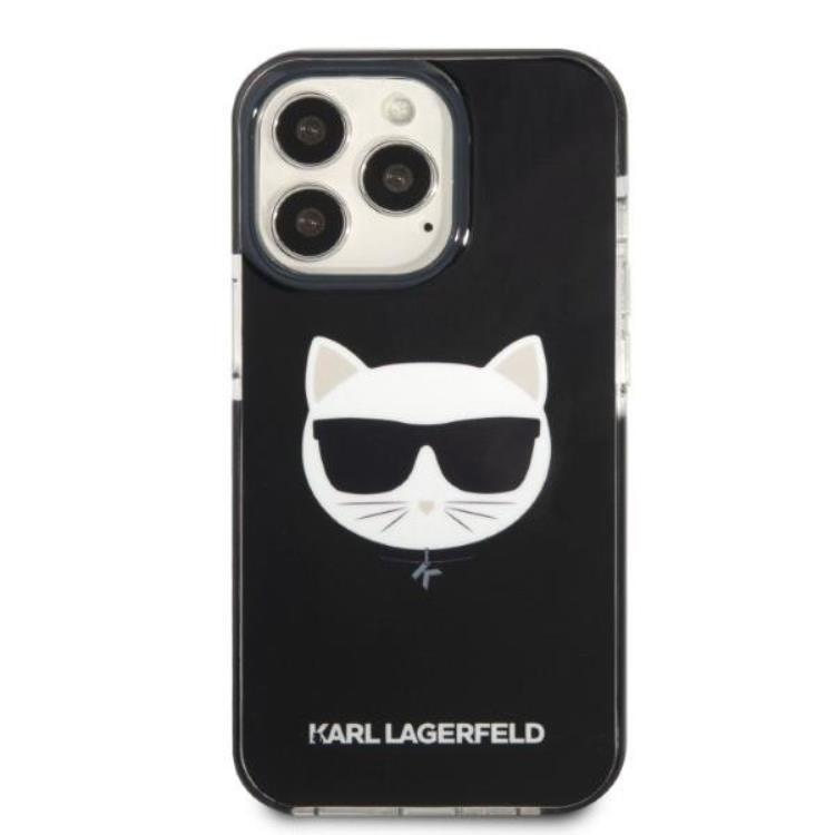 KARL LAGERFELD Karl Lagerfeld iPhone 13 Pro Skal Choupette Head - Svart