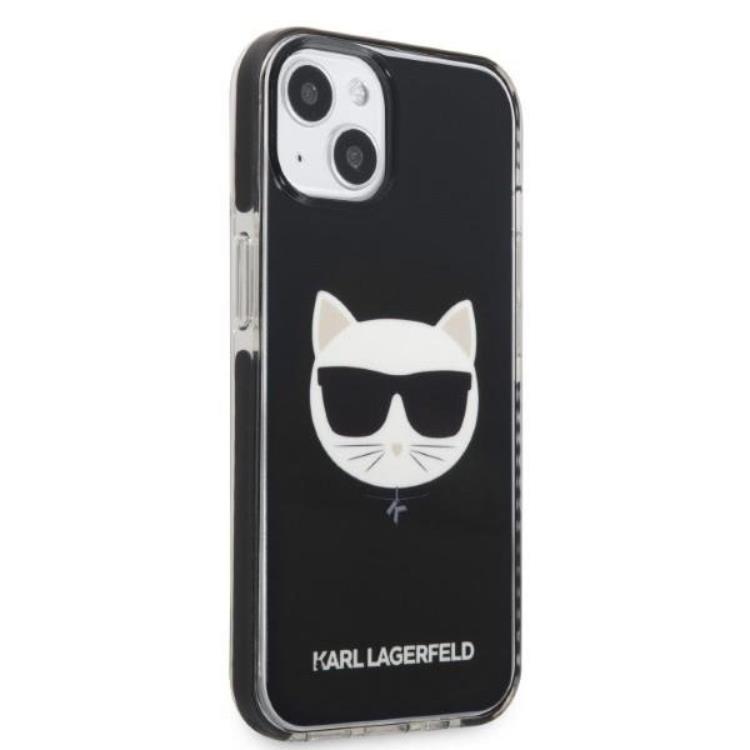 KARL LAGERFELD Karl Lagerfeld iPhone 13 Skal Choupette Head - Svart