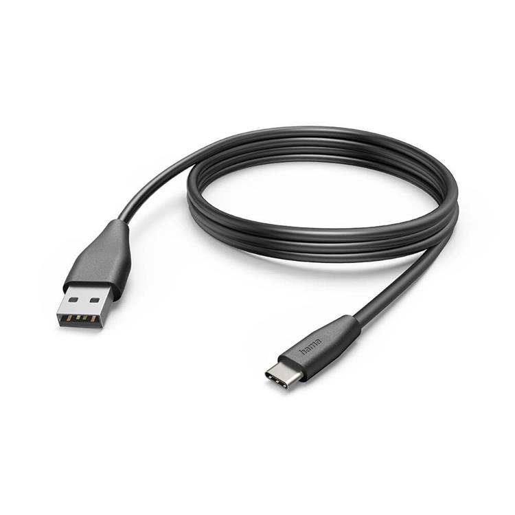 Hama HAMA USB-C till USB-A kabel 3m - Svart