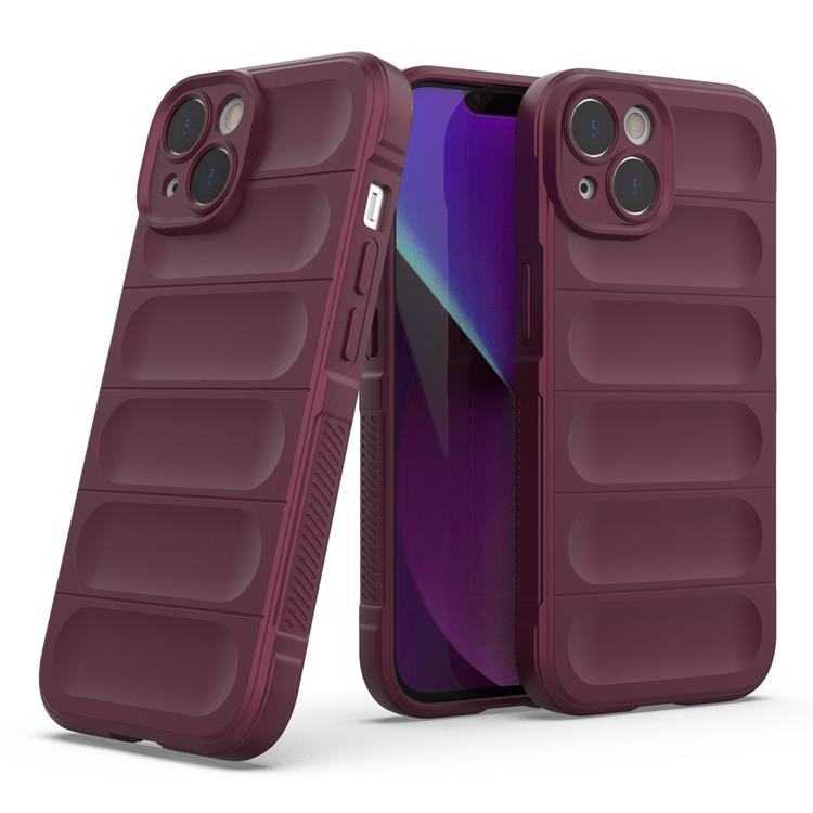 OEM iPhone 14 Plus Skal Magic Shield Flexible Armored - Burgundy