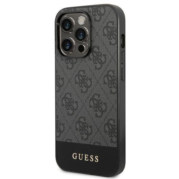 Guess GUESS iPhone 14 Pro Skal Stripe Collection - Grå