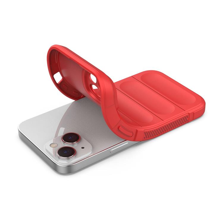 OEM iPhone 14 Plus Skal Magic Shield Flexible Armored - Röd