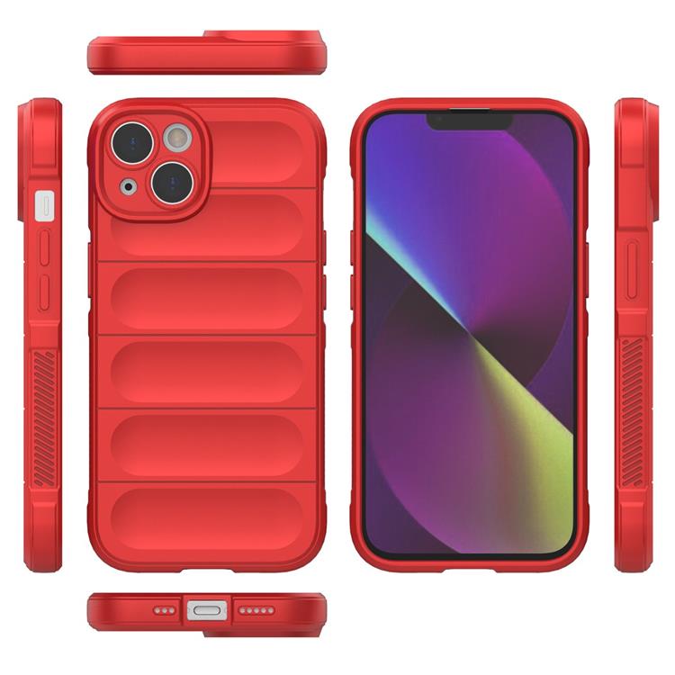 OEM iPhone 14 Plus Skal Magic Shield Flexible Armored - Röd