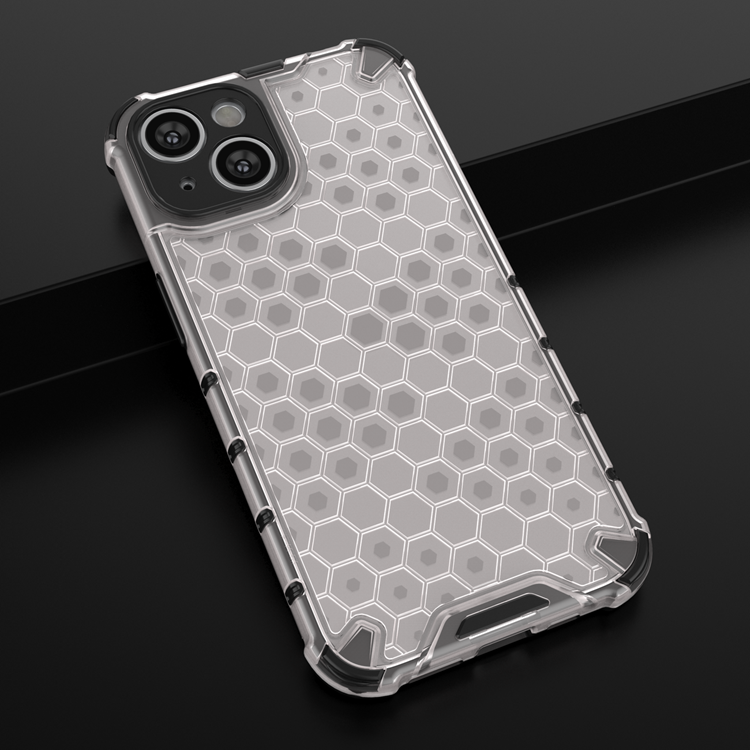 OEM iPhone 14 Skal Honeycomb Armored Hybrid - Blå