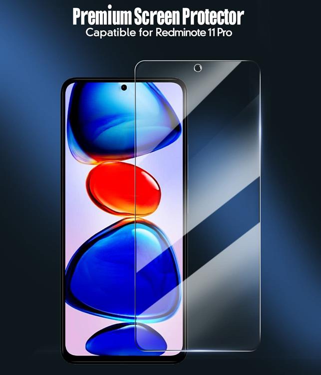 OEM [1-PACK] Xiaomi Redmi Note 11 Pro 4G/5G Härdat Glas Skärmskydd - Clear
