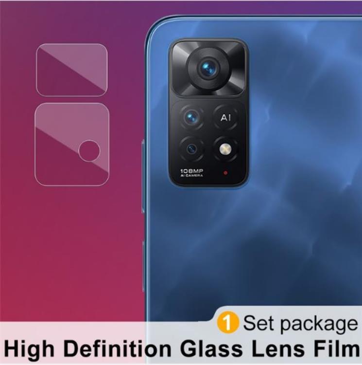 OEM [2-PACK] Xiaomi Redmi Note 11 Pro 4G/5G Kameralinsskydd i Härdat glas
