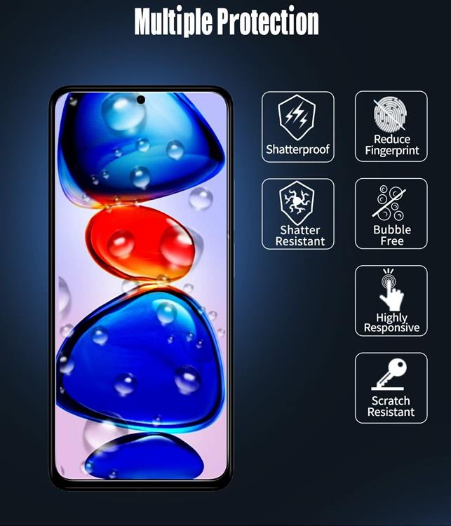 OEM [2-PACK] Xiaomi Redmi Note 11/11S Härdat Glas Skärmskydd - Clear