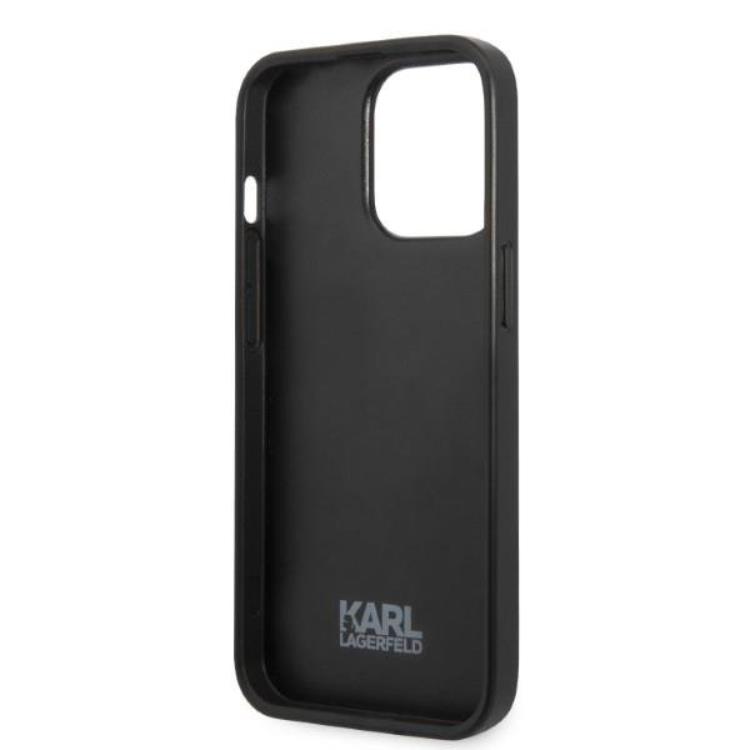 KARL LAGERFELD Karl Lagerfeld iPhone 13 Pro Skal Monogram Ikonik Patch - Blå