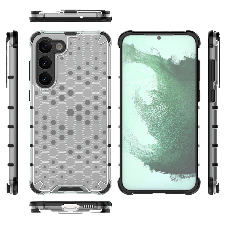 OEM Galaxy S23 Plus Skal Honeycomb Armored Hybrid - Transparent