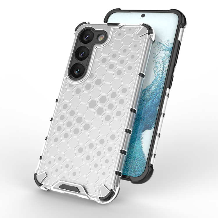 OEM Galaxy S23 Skal Honeycomb Armored Hybrid - Svart