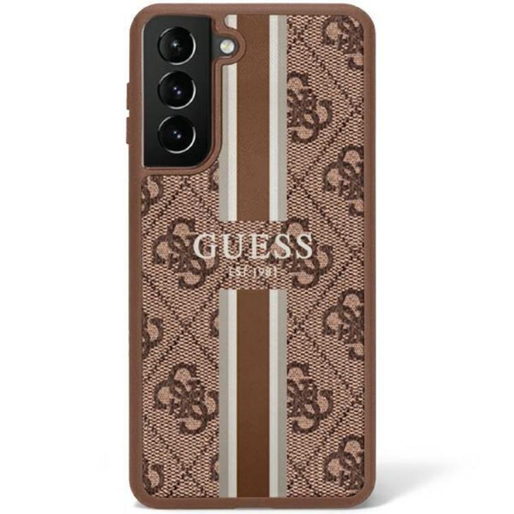 Guess Guess Galaxy S23 Skal Printed Stripe - Brun
