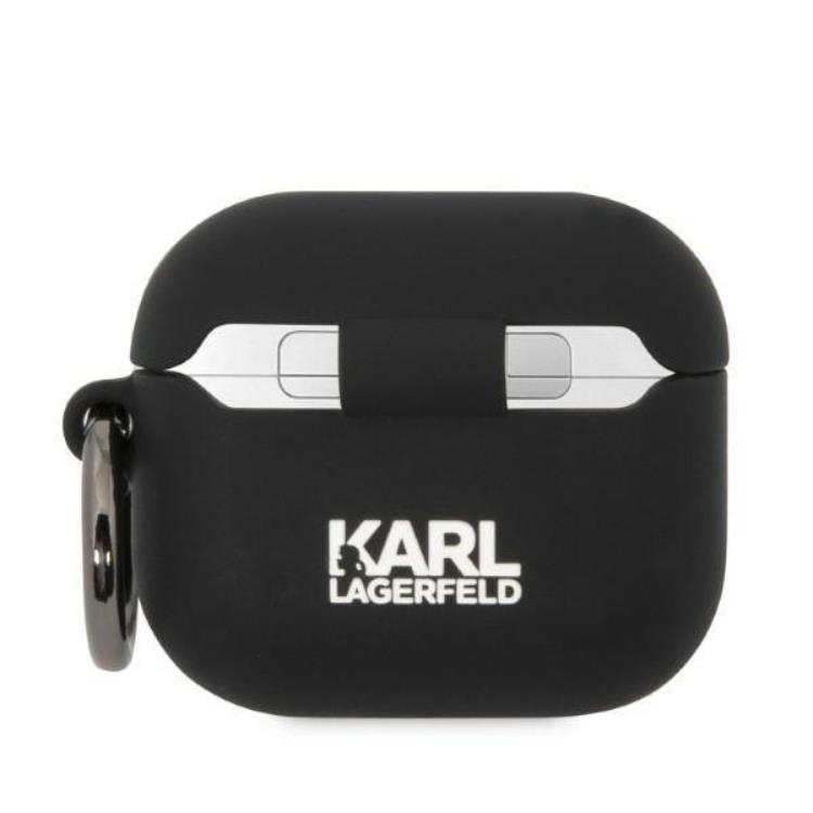 KARL LAGERFELD Karl Lagerfeld AirPods 3 Skal Silicone Choupette Head 3D - Svart
