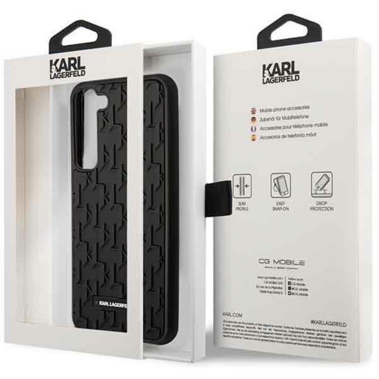 KARL LAGERFELD Karl Lagerfeld Galaxy S23 Plus Skal 3D Monogram - Svart