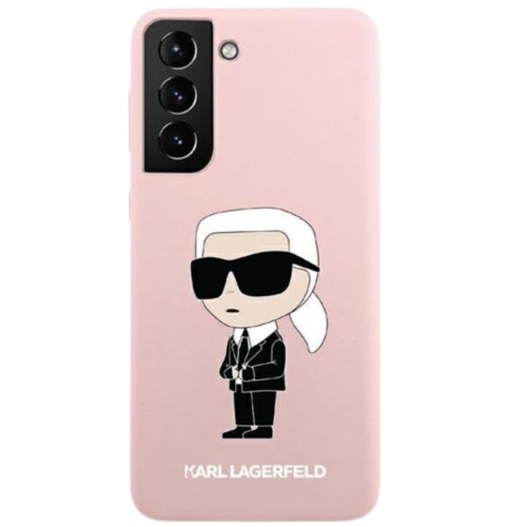 KARL LAGERFELD Karl Lagerfeld Galaxy S23 Ultra Skal Silicone Ikonik - Rosa