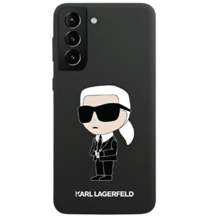 KARL LAGERFELD Karl Lagerfeld Galaxy S23 Skal Silicone Ikonik - Svart