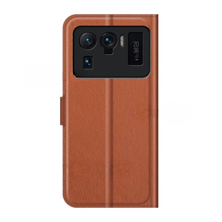 OEM Xiaomi Mi 11 Ultra Plånboksfodral Folio Flip Kickstand - Brun