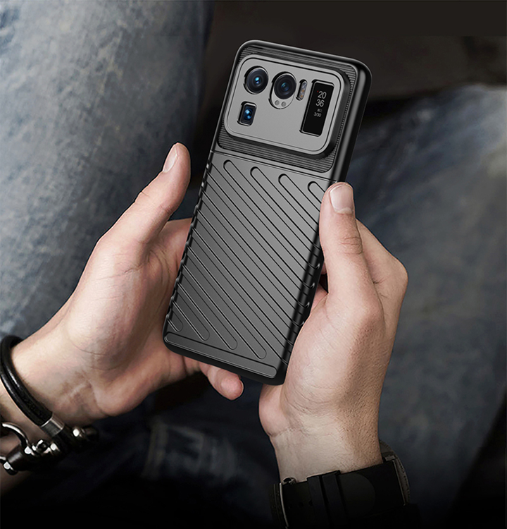 OEM Xiaomi Mi 11 Ultra Skal Thunder Twill - Svart